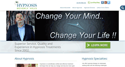 Desktop Screenshot of hypnosisbeverlyhills.com